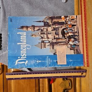 Vintage 1957 Disneyland Park Guide Booklet Magazine Program Disney